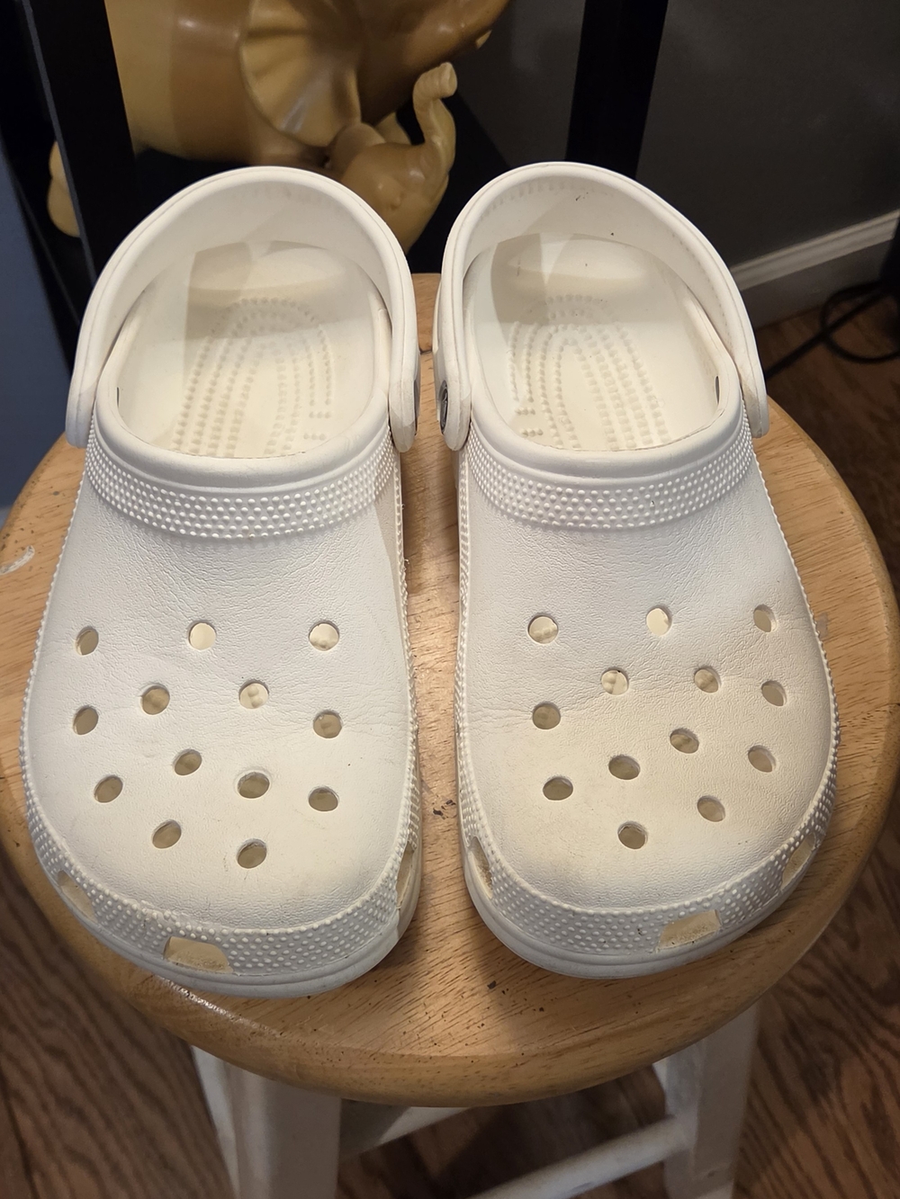 White Crocs Shoes